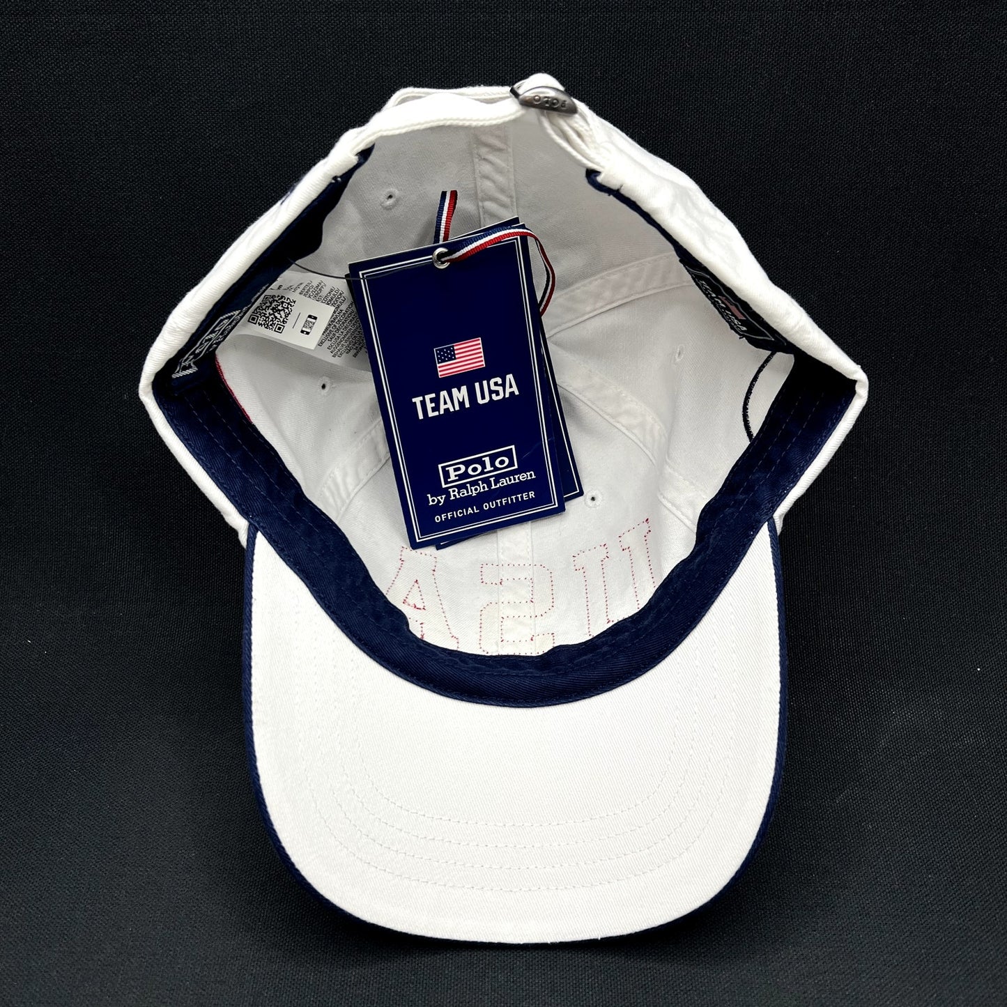 Polo Ralph Lauren Team USA Strapback Hat Olympics White NWT
