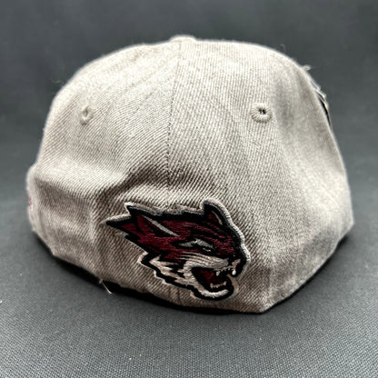 Chico State Wildcats Heather Gray Fitted Hat 6 7/8 NCAA