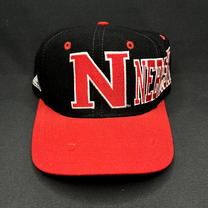 Vintage Nebraska Cornhuskers Snapback Hat Apex One Varsity Big Logo