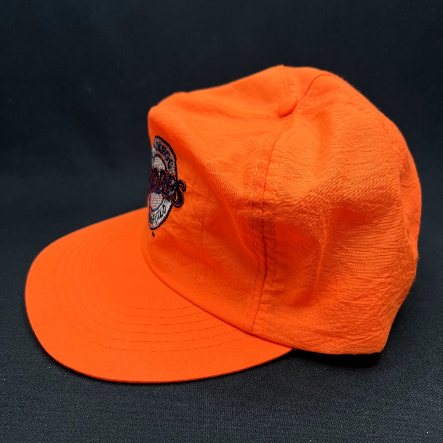 Vintage San Diego Padres MLB Snapback Hat Orange American Needle Made USA Era