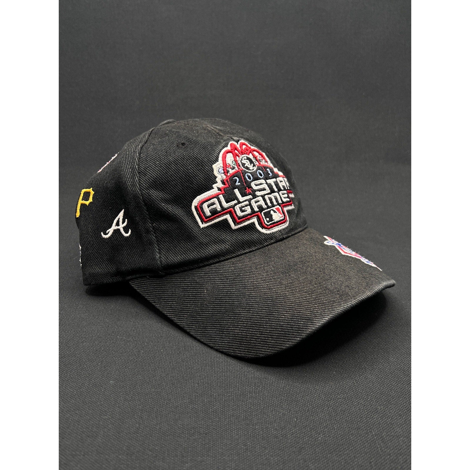 2003 MLB All-Star Game Chicago Black Adjustable Hat American Needle