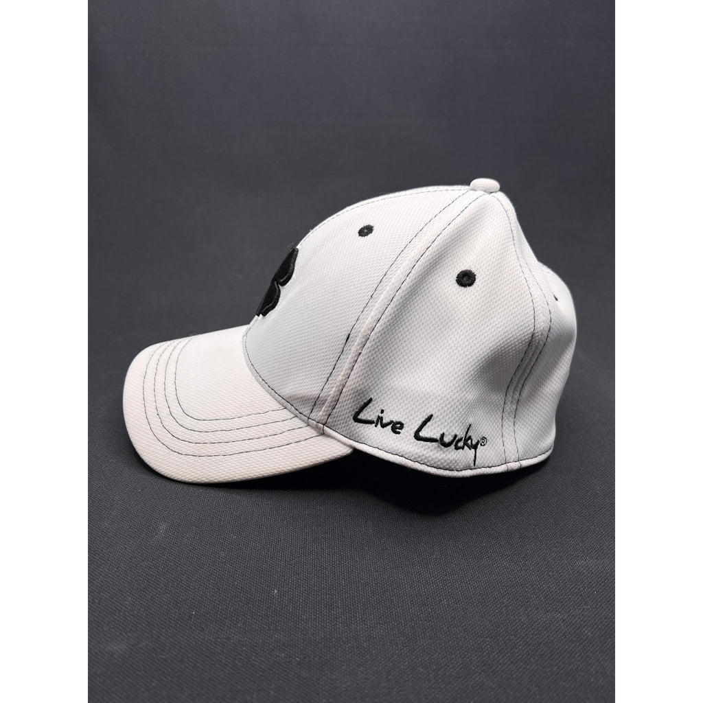 Black Clover Live Lucky White Hat Four Leaf Clover Golf Lifestyle