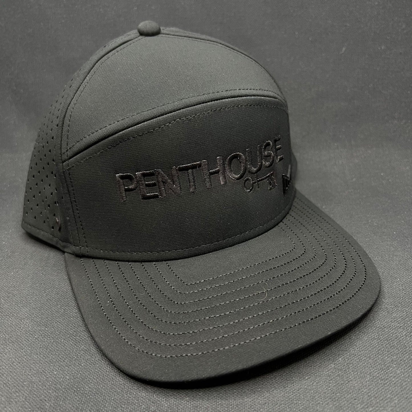 Penthouse x Melin Hydro Trench Snapback Hat Black Adult Brand Collab