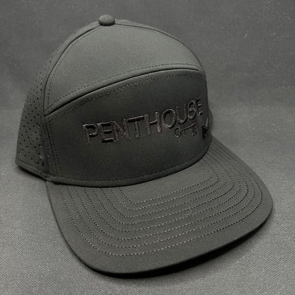 Penthouse x Melin Hydro Trench Snapback Hat Black Adult Brand Collab