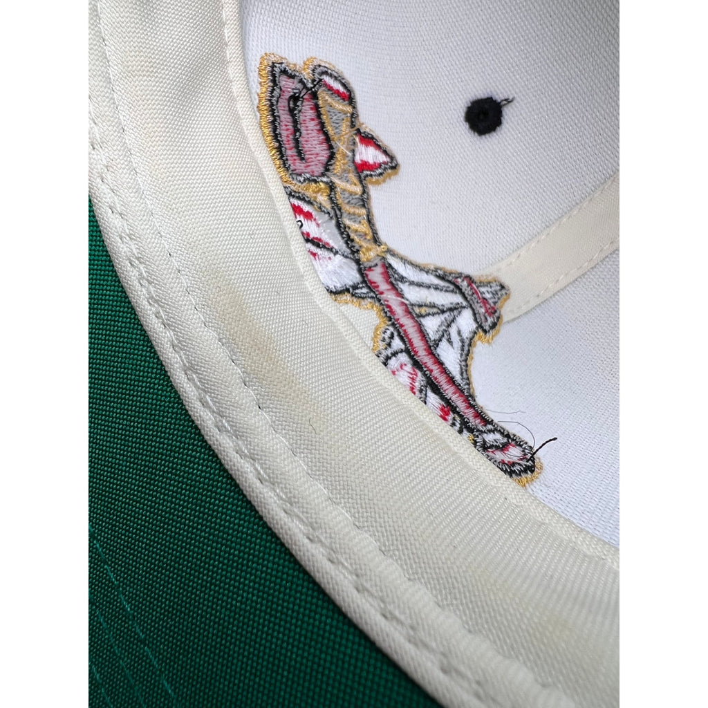 Atlanta Braves 2021 World Series Champions Snapback Hat Yupoong Cream