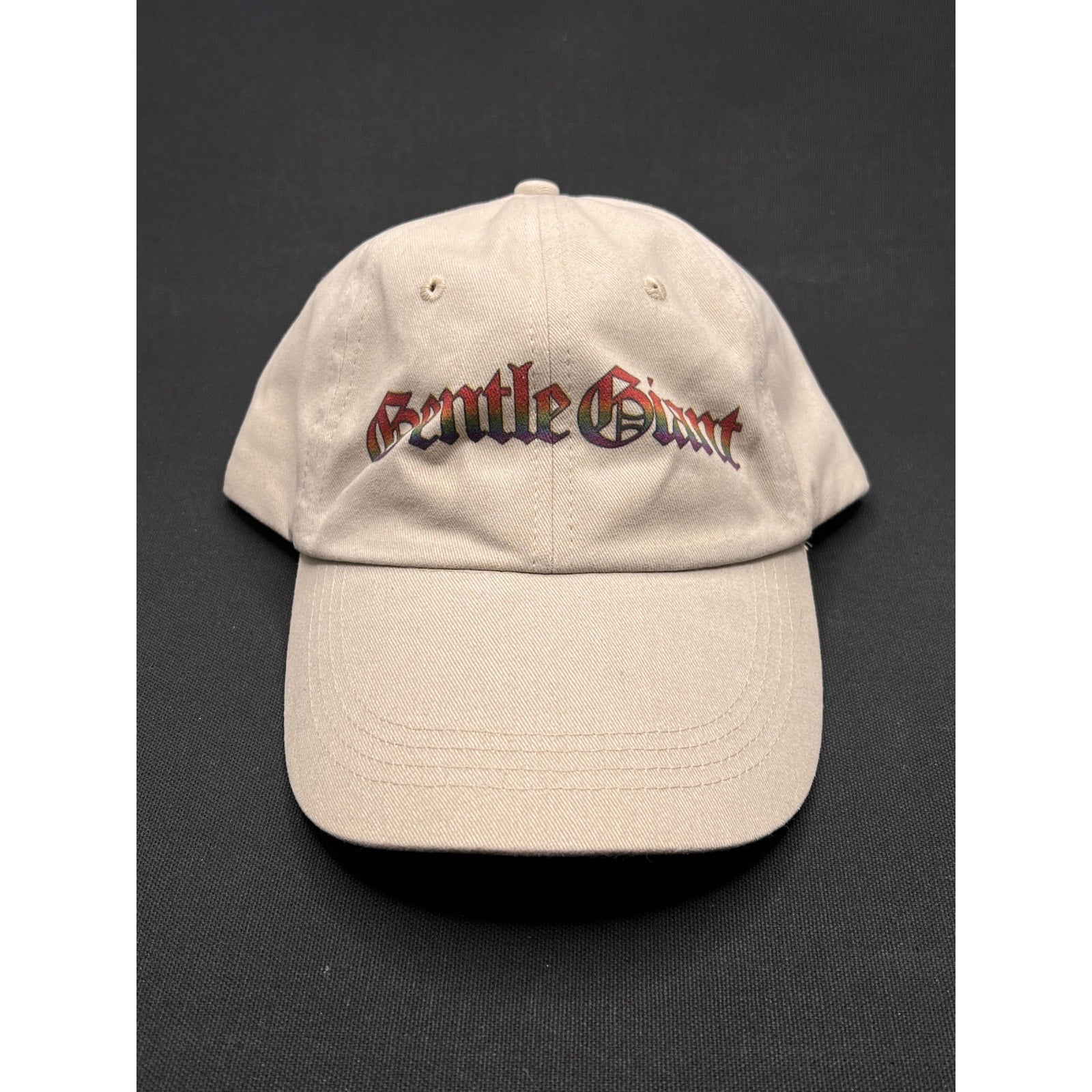 Gentle Giant Band Hat Vintage-Inspired Embroidered Logo Anvil Strapback