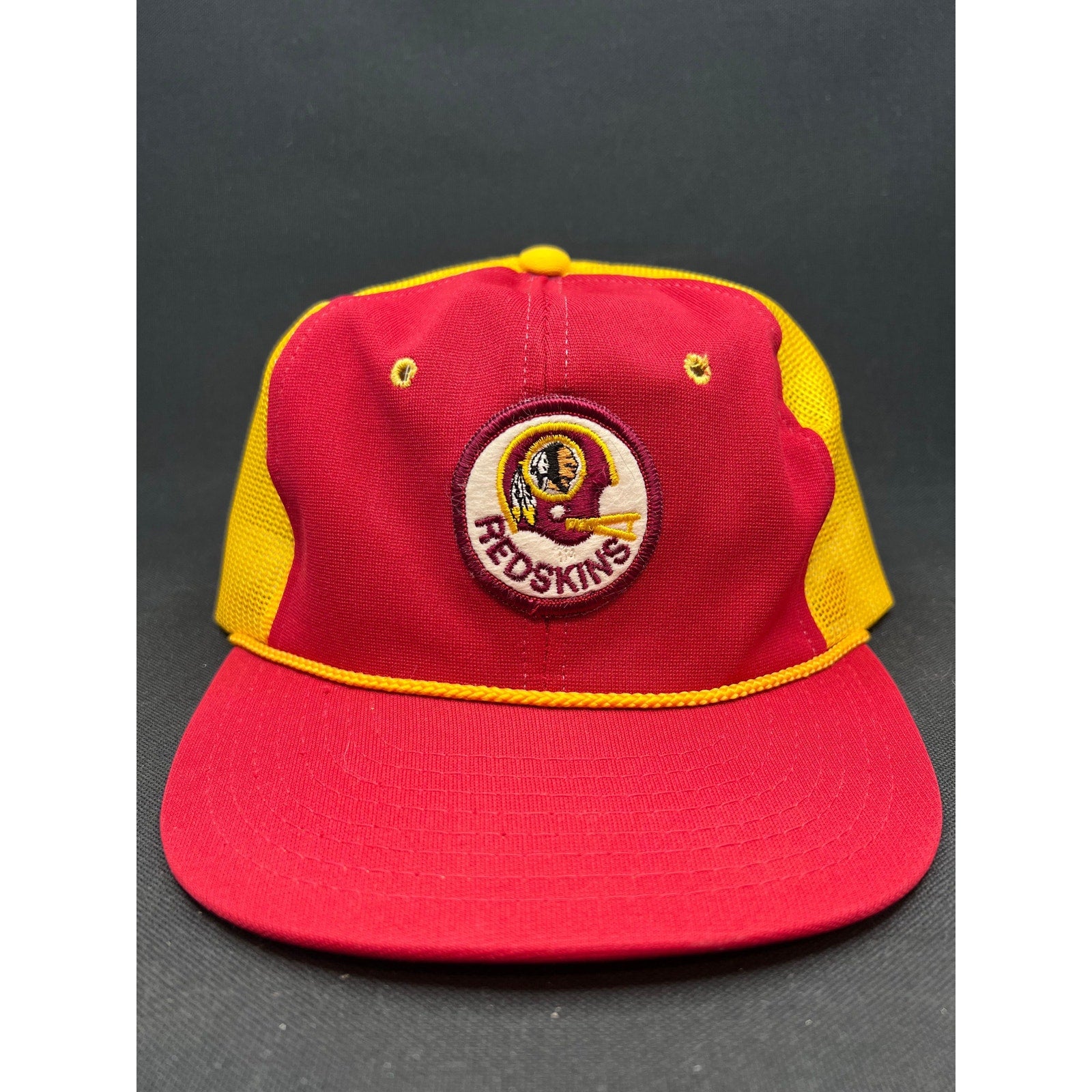 Vintage 80s Washington Redskins Rope Trucker Hat Sports Specialties Korea