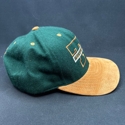 Vintage Treasure Island Las Vegas Snapback Hat Suede Brim