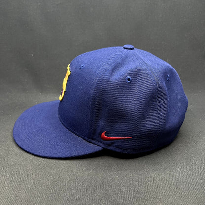 Nike True FC Barcelona FCB Snapback Hat Blue Red Football Club Soccer Cap