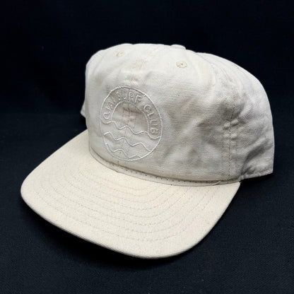 Vintage Y2K Ojai Surf Club Strapback Hat USA Made Minimal