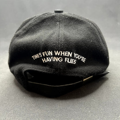 Vintage Frog’s Leap Napa Valley Winery Strapback Hat Black Leather Strap