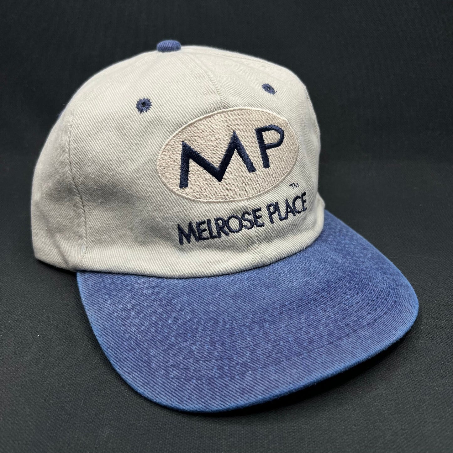 Vintage Melrose Place Hat 90s TV Promo FOX Snapback Cap Spellout USA Style