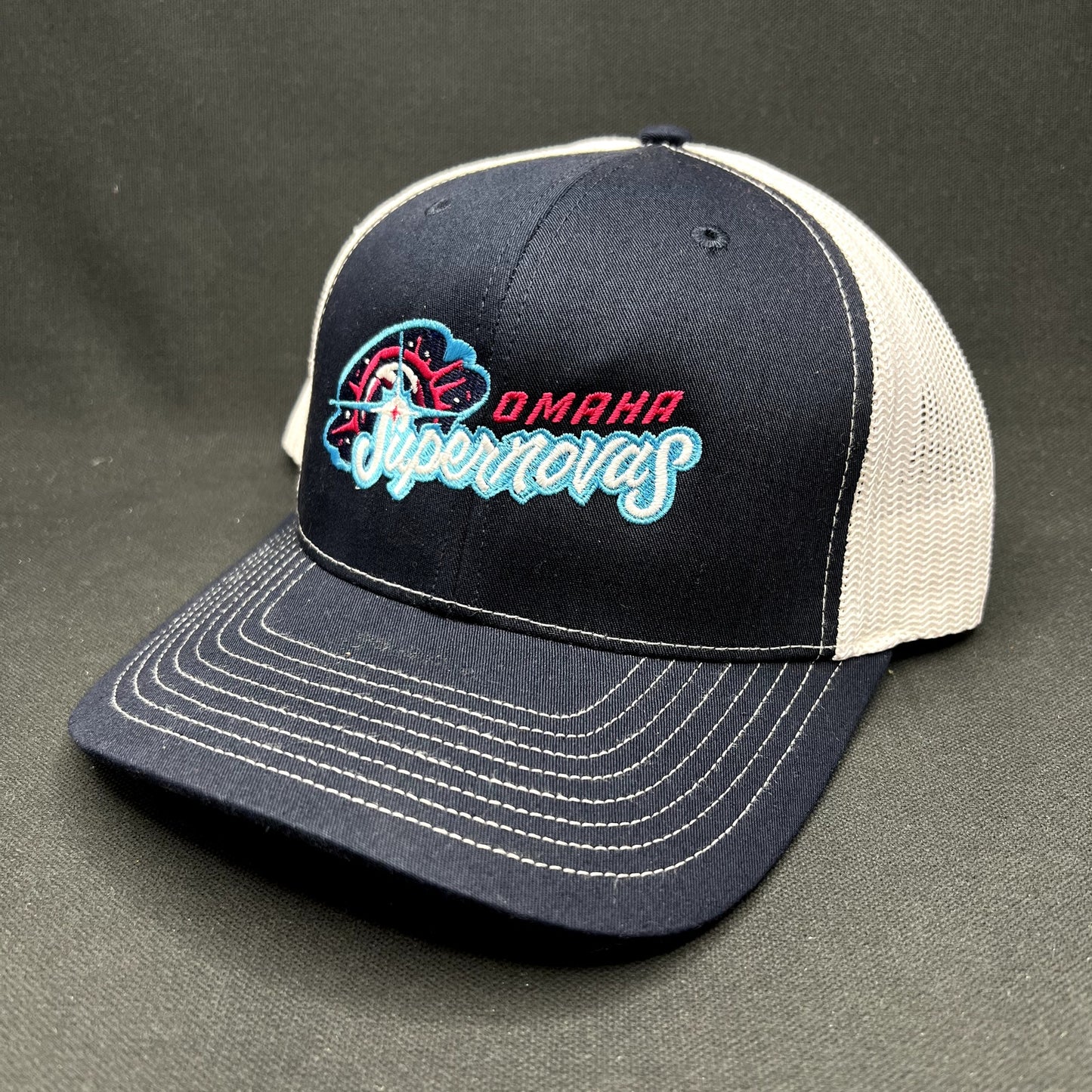 Omaha Supernovas Volleyball Richardson 112 Snapback Trucker Hat
