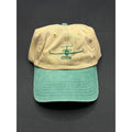 Gulfstream G550 Aspen Hat – Vintage Khaki & Green Dad Cap Private Jet Aviation