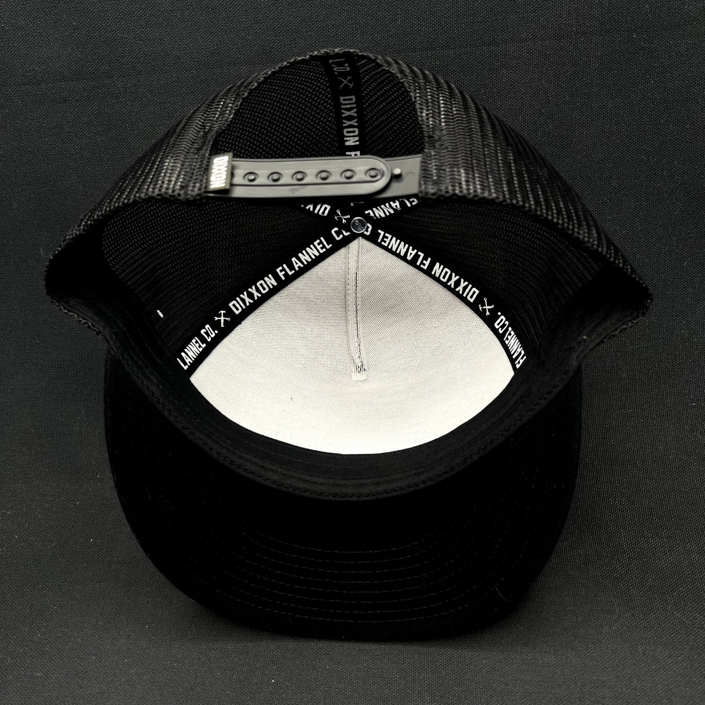 Dixxon Flannel Co Snapback Trucker Hat Black Yupoong Mesh NWT