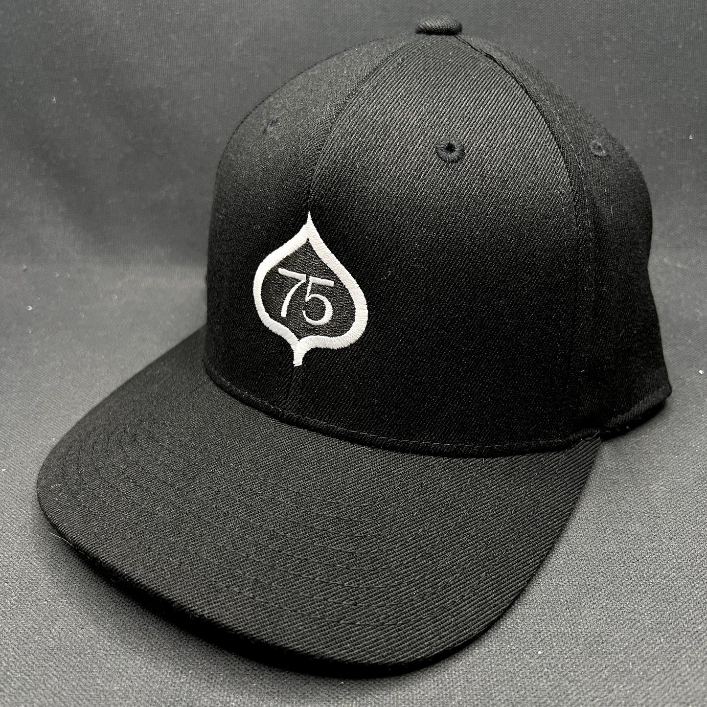 2022 Aspen 75th Anniversary Celebration Snapback Hat Black Yupoong 110