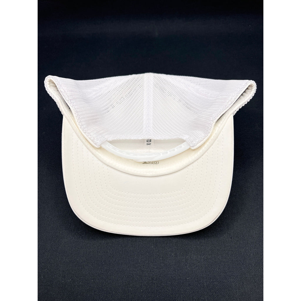 Rare Black Clover Sample Not for Sale Trucker Hat Live Lucky White