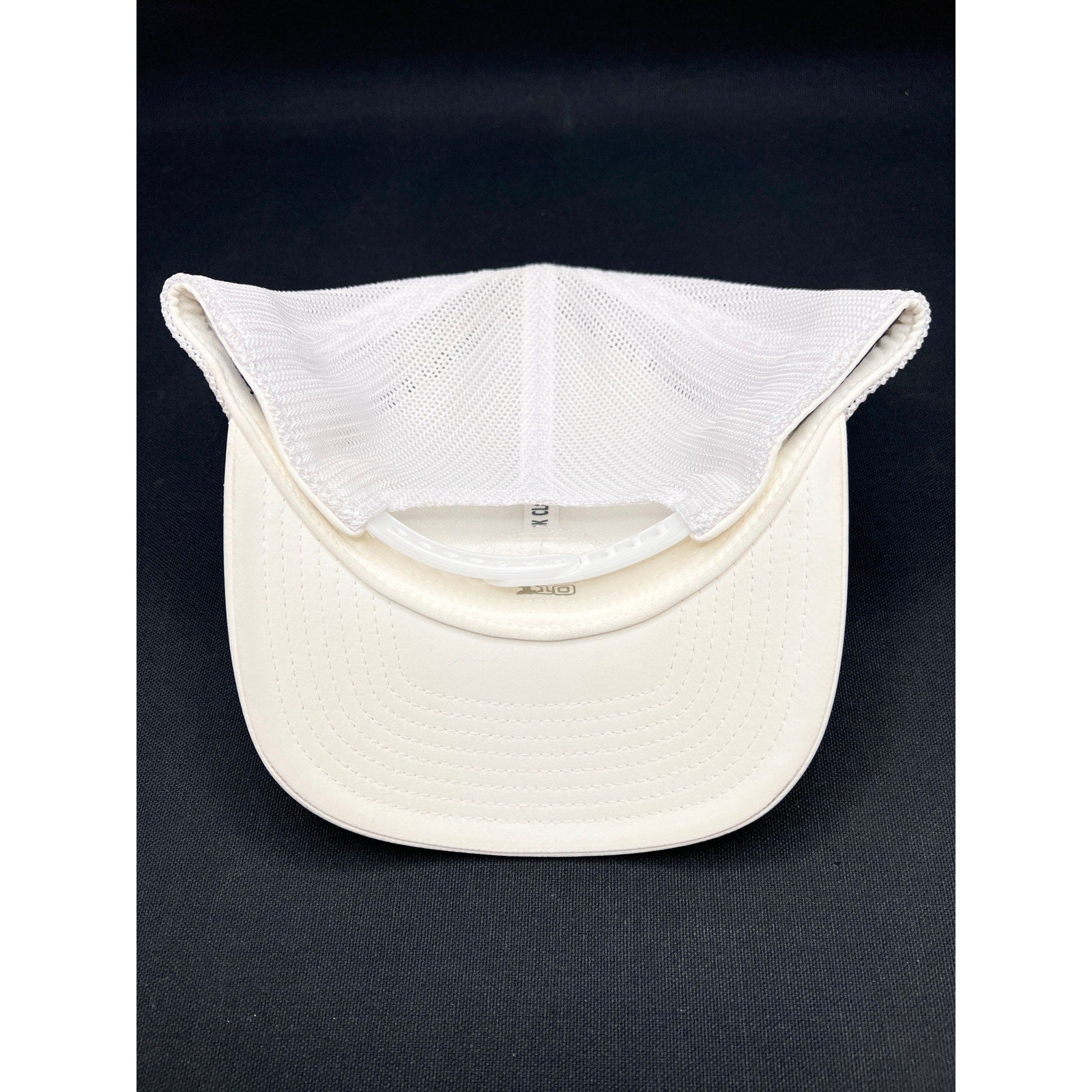 Rare Black Clover Sample Not for Sale Trucker Hat Live Lucky White