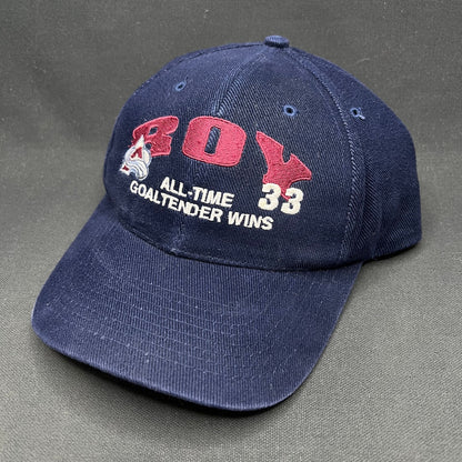 Vintage Colorado Avalanche Roy 33 Strapback Hat NHL 90s