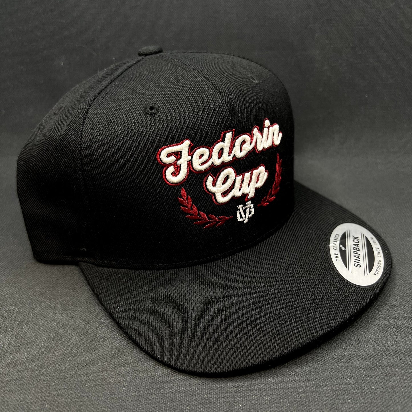 Fedorin Cup Hockey Snapback Hat Yupoong Classics Black Cap