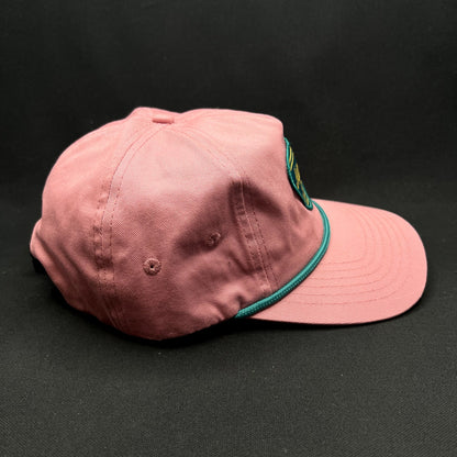 Humble Sea Brewing Strapback Hat Pink Rope Brewery Surf Style Cap