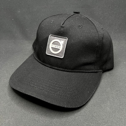 Volvo Iron Mark Logo Adjustable Hat Official Volvo Merchandise Black Cap