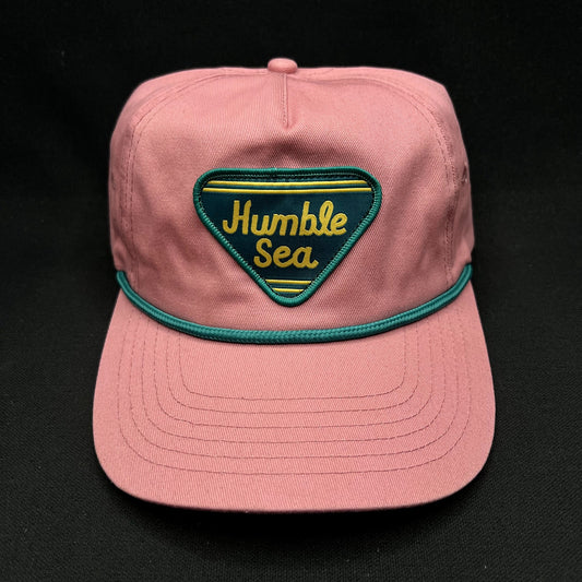 Humble Sea Brewing Strapback Hat Pink Rope Brewery Surf Style Cap