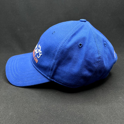 Nautica Malibu Triathlon Blue Strapback Hat OSFA Running Swim Cycling Cap