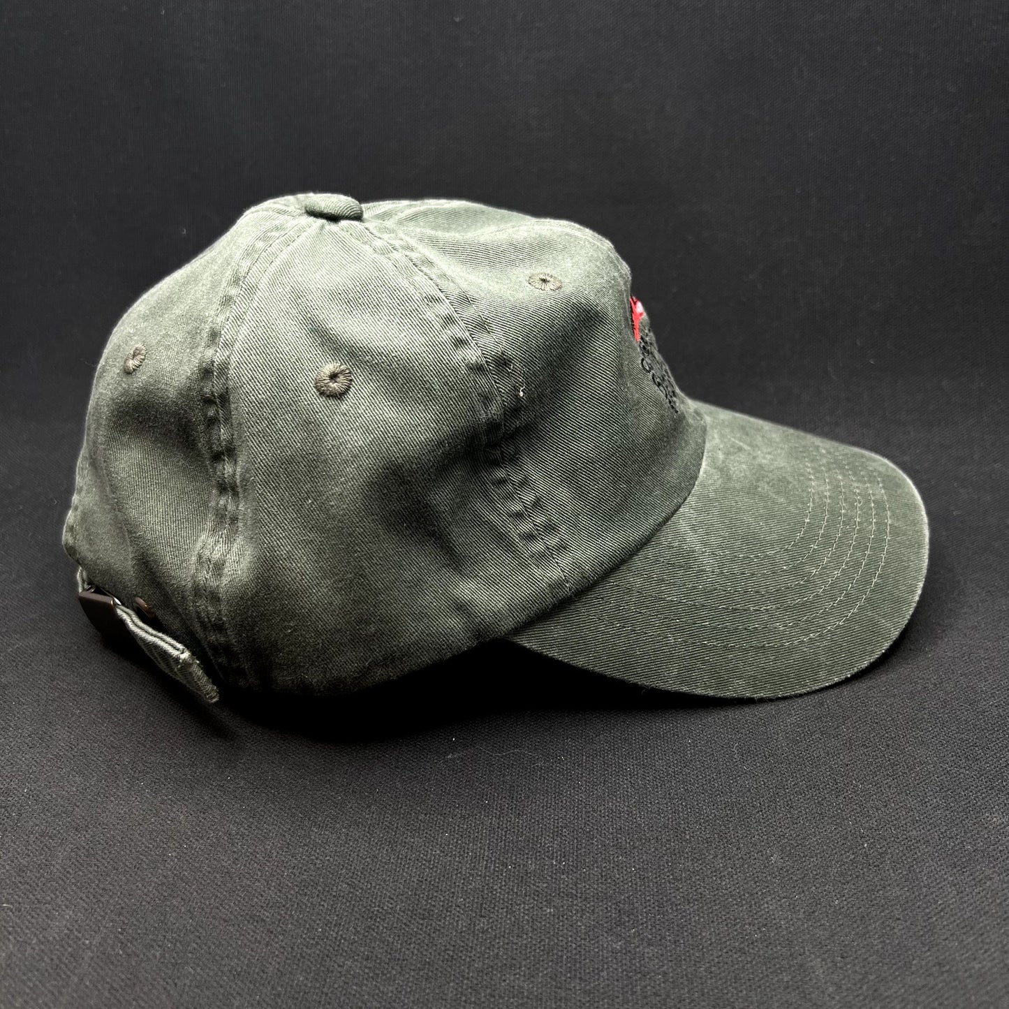 Covered Bridge Recording Studio Olive Green Strapback Hat Port Authority