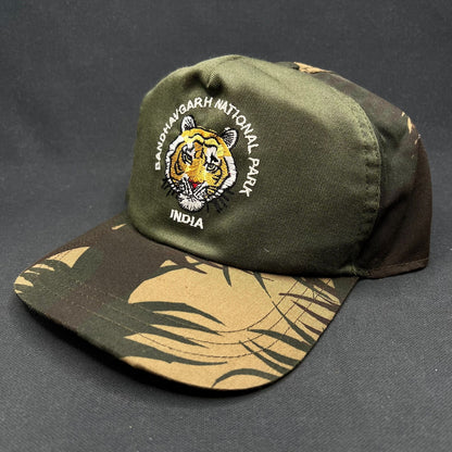 Vintage Bandhavgarh National Park India Tiger Camo Strapback Hat