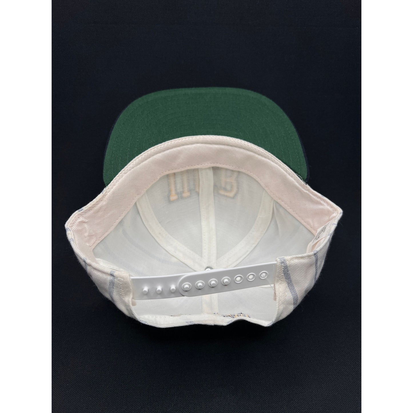 Vintage 90s UCR Pinstripe Snapback Hat New With Tags – Classic Sportswear USA Made