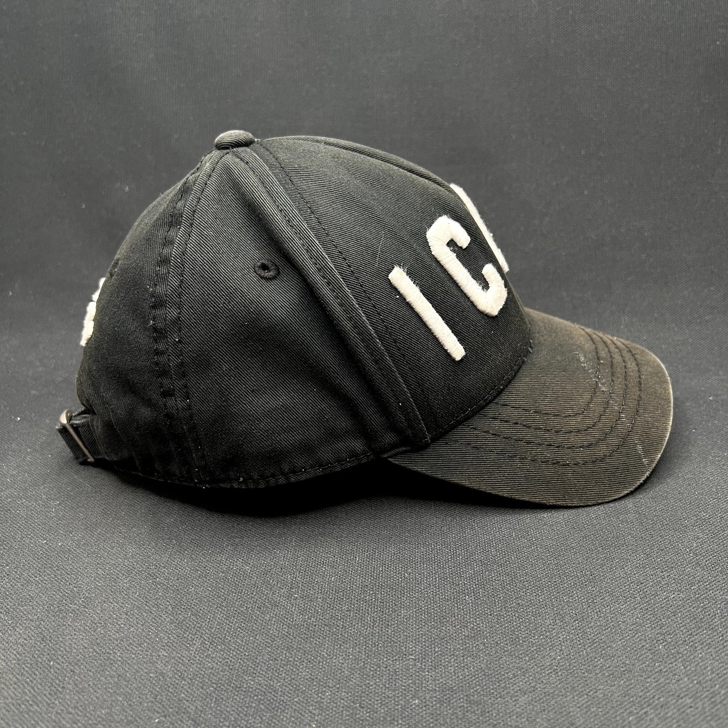 DSQUARED2 ICON Strapback Hat Black Designer Baseball Cap
