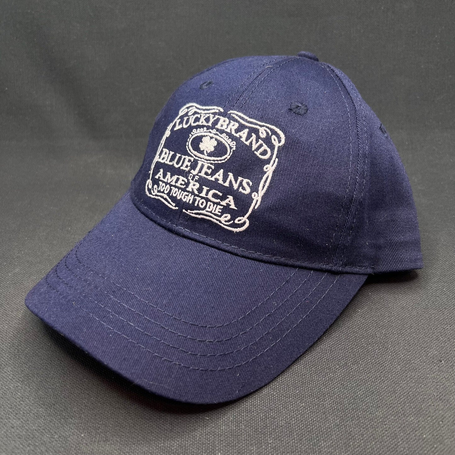 Lucky Brand Blue Jeans America Snapback Hat Navy Cap