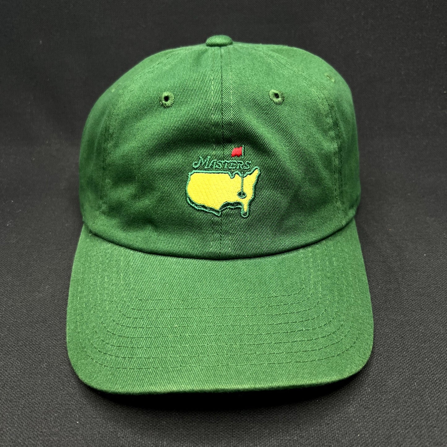 Masters Golf Tournament Augusta National American Needle Strapback Hat Green