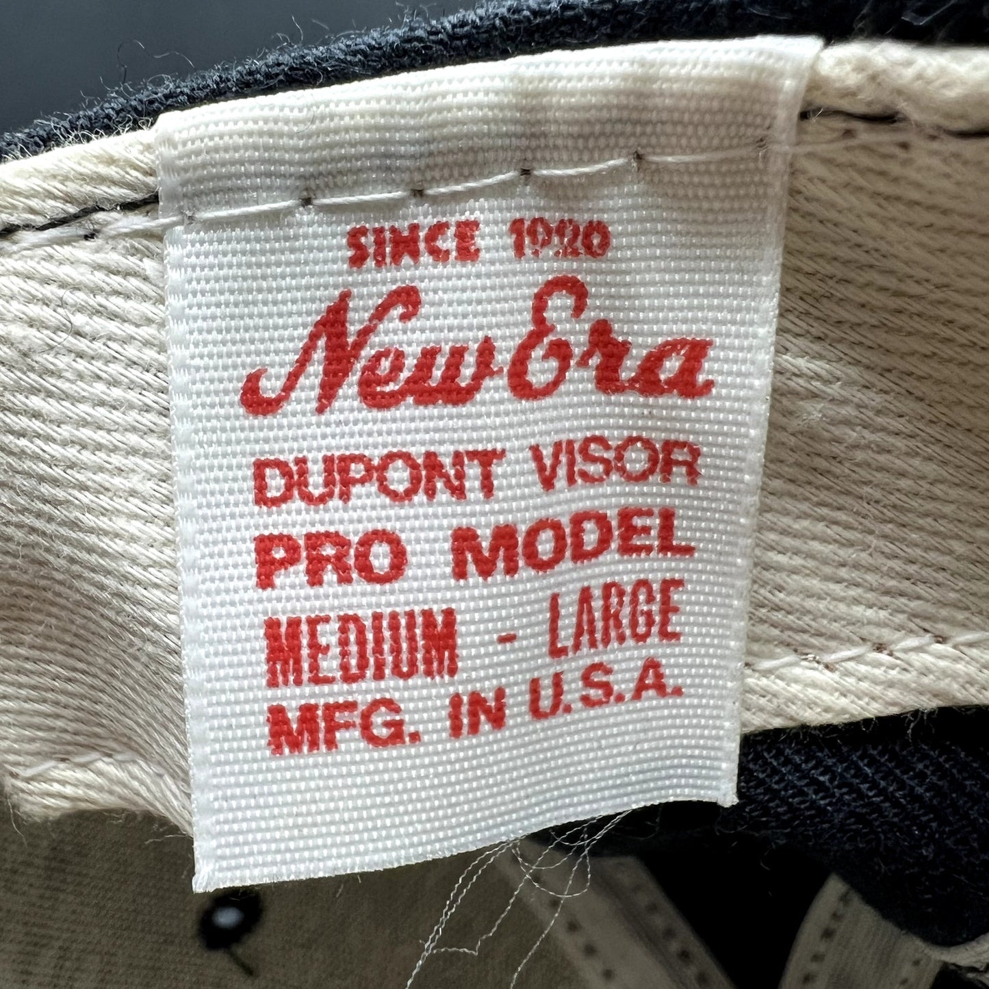 Vintage Marlton DuPont New Era Snapback Hat Black Gold USA