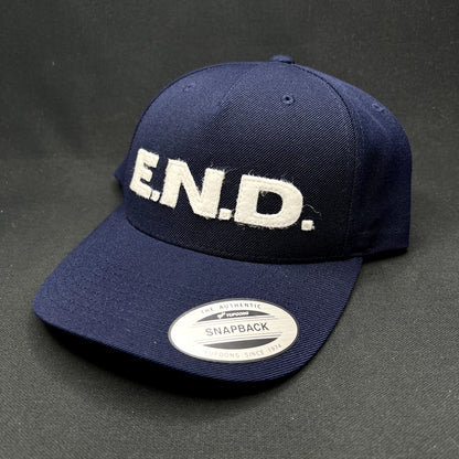 E.N.D. Brand Snapback Hat For My N*ggas Yupoong Classics Navy Cap