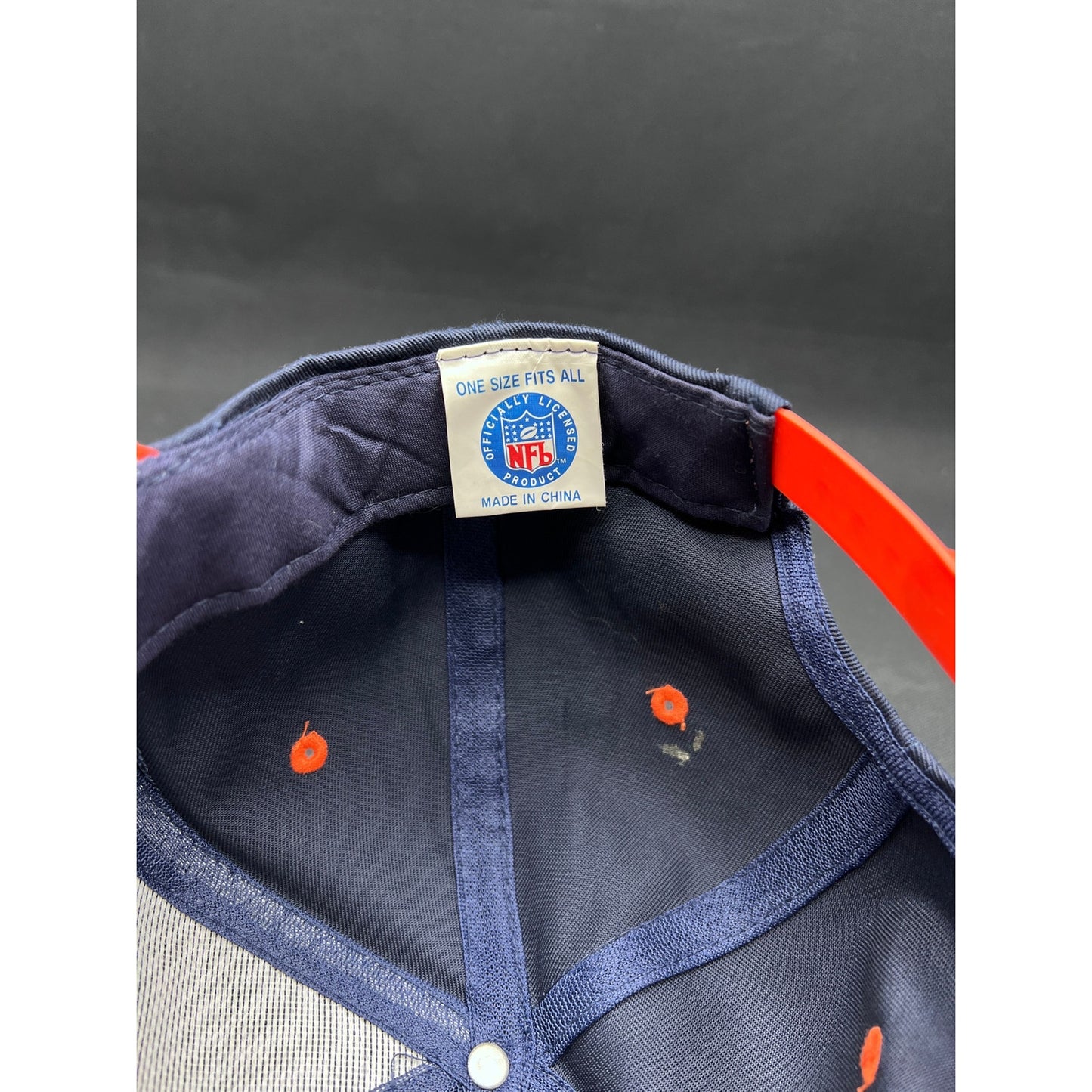 Vintage Denver Broncos Logo Athletic Snapback – Navy & Orange NFL Licensed Hat