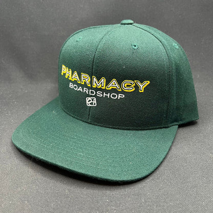 Pharmacy Boardshop Snapback Hat Yupoong Classics 90s Skate