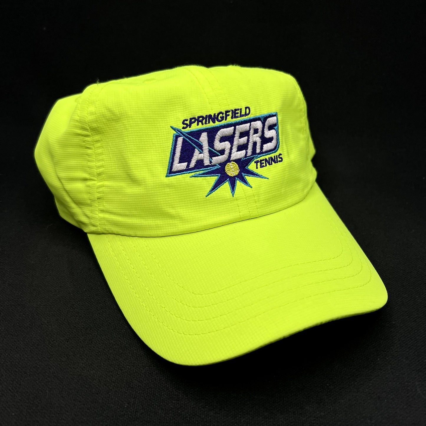 Vintage Springfield Lasers World TeamTennis Neon Strapback Tennis Hat WTT