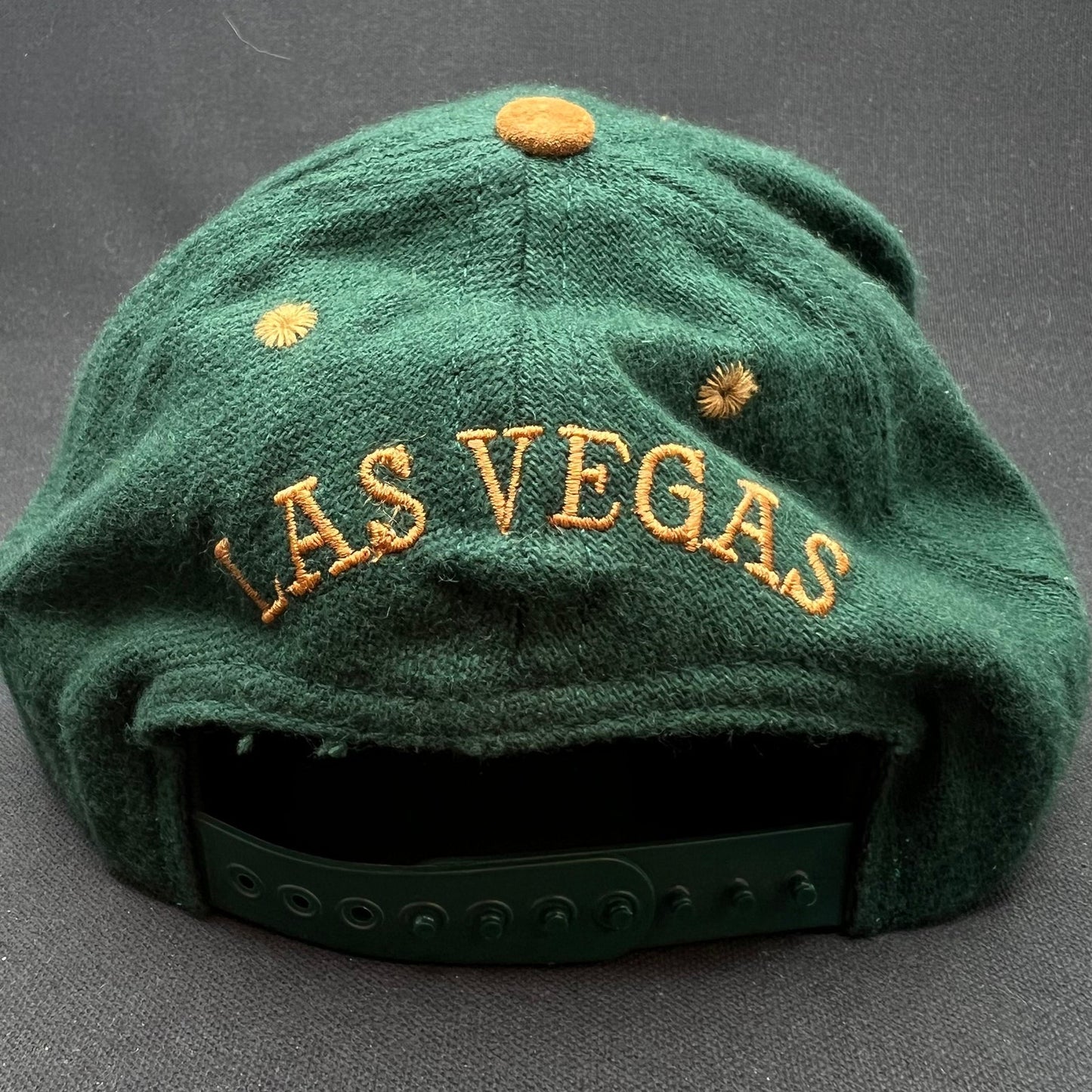 Vintage Treasure Island Las Vegas Snapback Hat Suede Brim