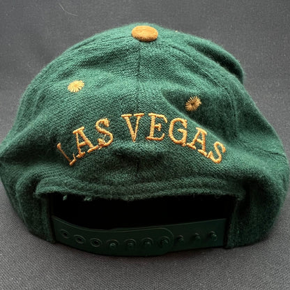 Vintage Treasure Island Las Vegas Snapback Hat Suede Brim