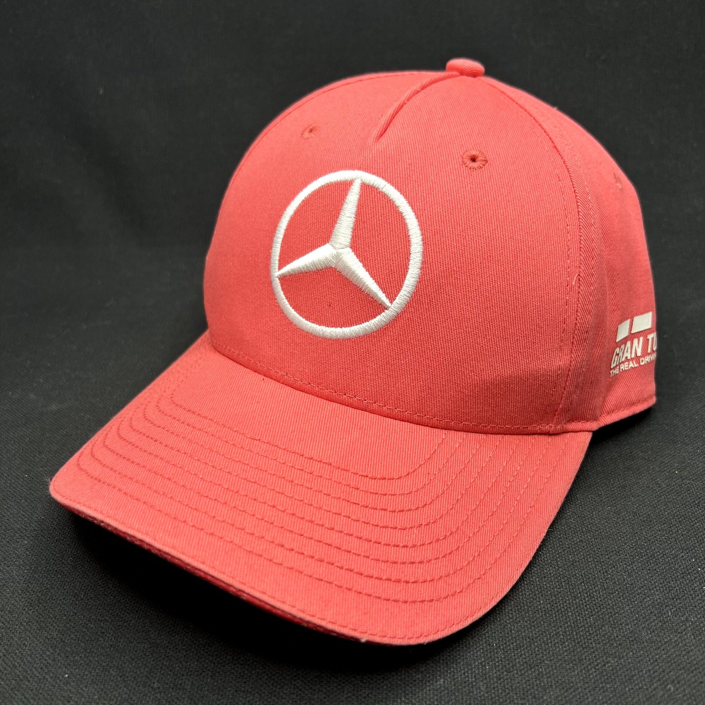 Mercedes AMG Petronas Monster Energy Strapback Hat Coral Pink