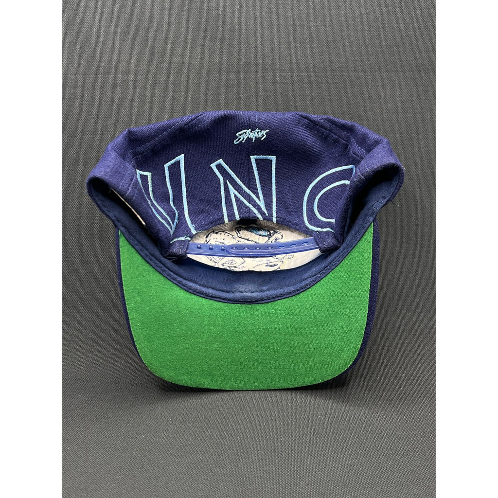 Vintage 1984 UNC Tar Heels Rameses Mascot Snapback by Signature Sportswear Rare