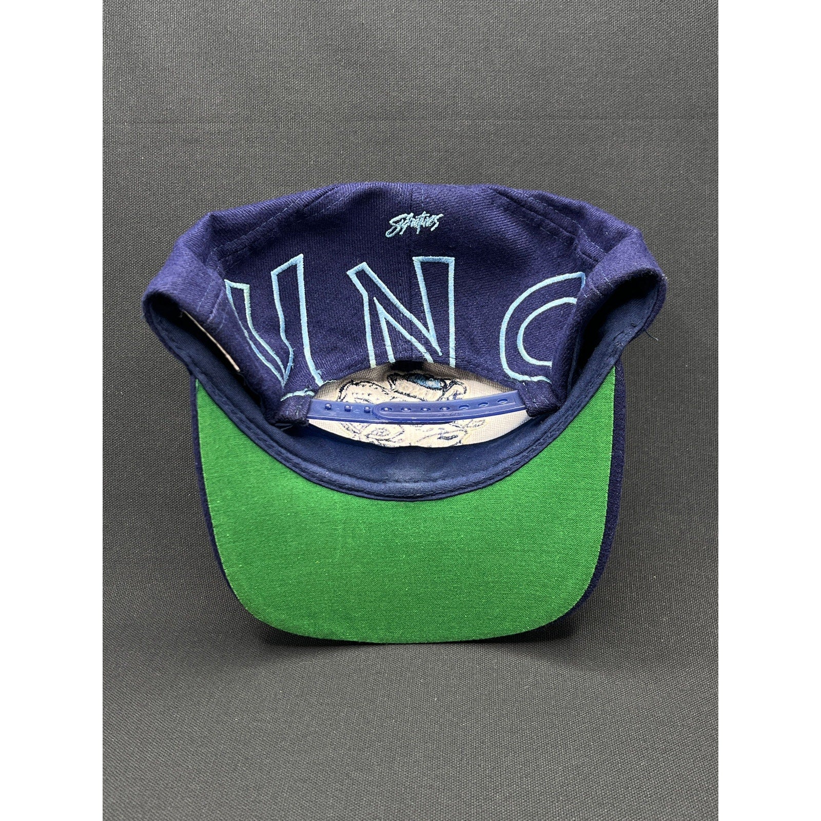 Vintage 1984 UNC Tar Heels Rameses Mascot Snapback by Signature Sportswear Rare