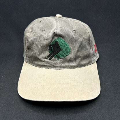 Vintage Aspen Fall Face Off Hockey Tournament Strapback Hat Goalie Shut Out Cap