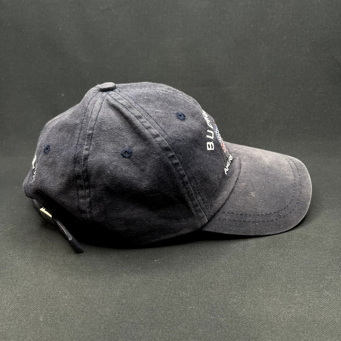 Vintage Budweiser American Classic USA Flag Strapback Hat Brewed in L.A.