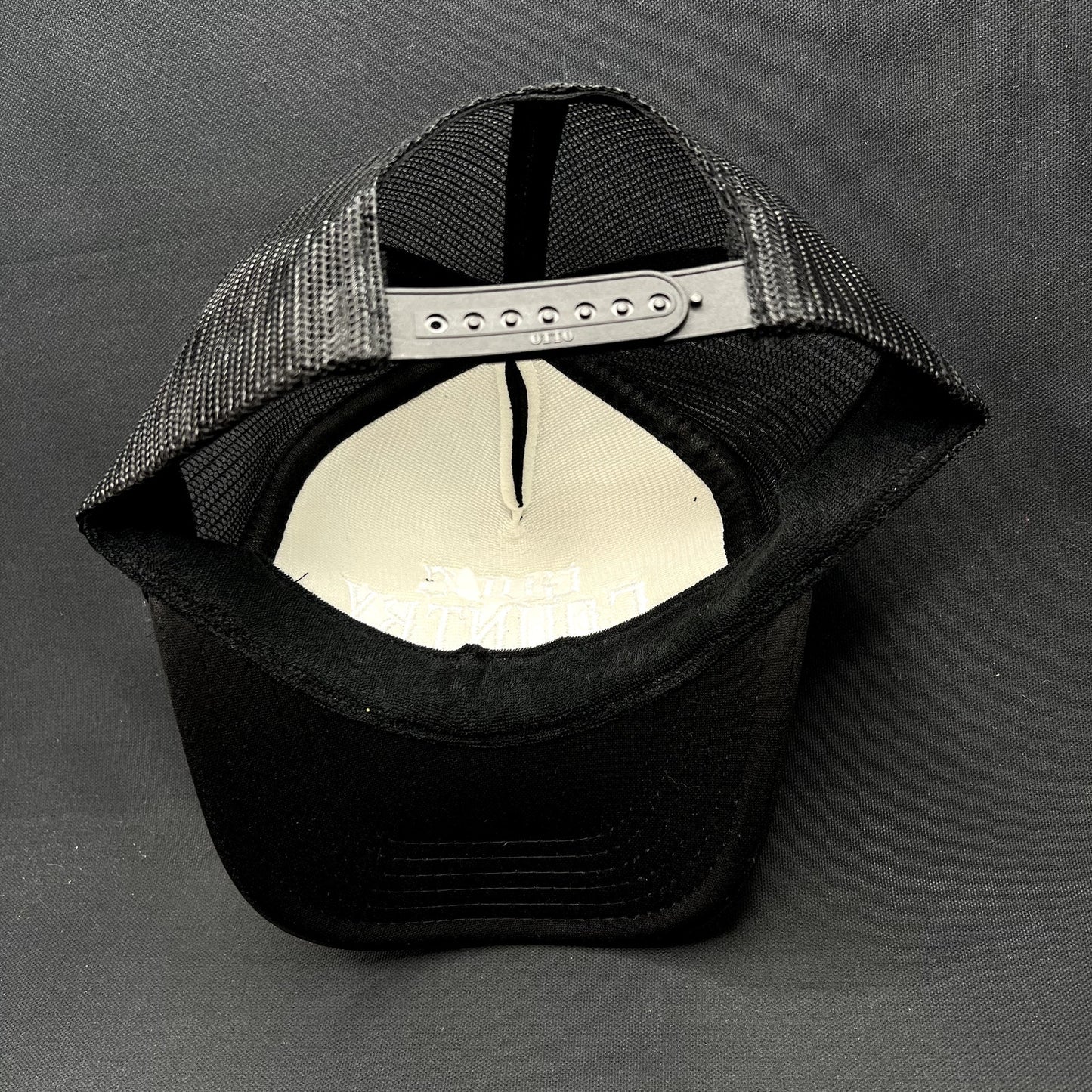 God’s Country Black Trucker Snapback Hat OTTO Foam Gothic Style