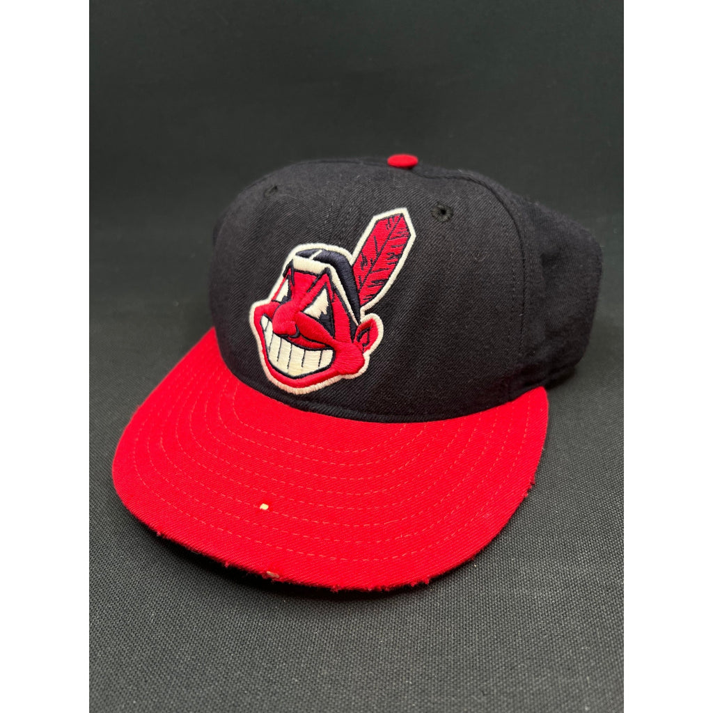 Vintage Cleveland Indians Chief Wahoo Hat New Era 59FIFTY 7¼ Diamond Collection