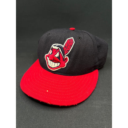 Vintage Cleveland Indians Chief Wahoo Hat New Era 59FIFTY 7¼ Diamond Collection