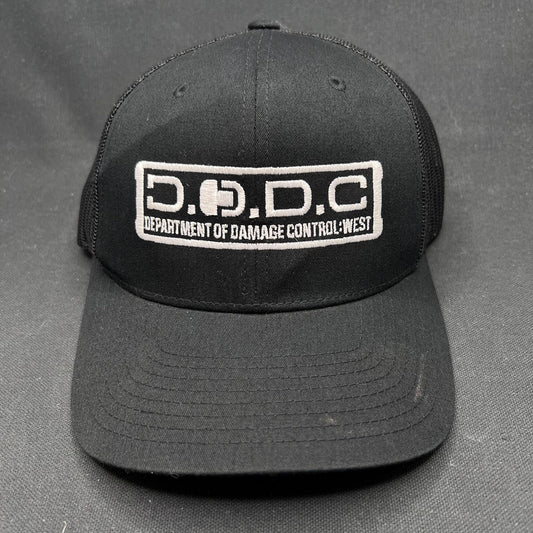 Rare Marvel Damage Control West Trucker Snapback Hat
